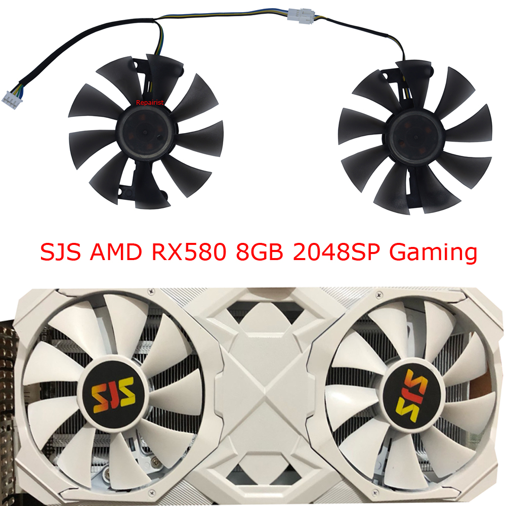2Pcs/Set,Video Card Fan,85MM D - Rx 580 8Gb 2048Sp Gpu 评论和价格